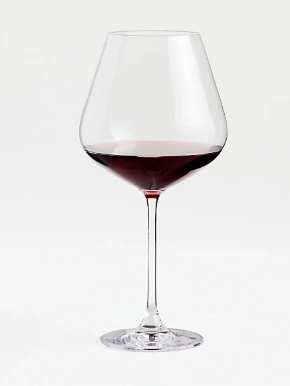 New! Crate&Barrel Clear Bordeaux Burgundy Wine Glass size 31 oz—Set of 4